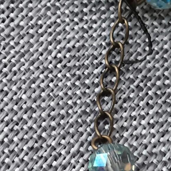 Cookie Lee Aurora Borealis and Bronze Multi-Strand Long Necklace - Picture 9 of 9